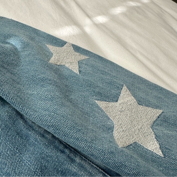 Cupcakes and cashmere hand-stitched star jean jacket! - Picture 7 of 9